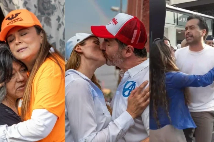 Candidatos bailan, abrazan, besan y suben sus fotos... todo sea por el voto