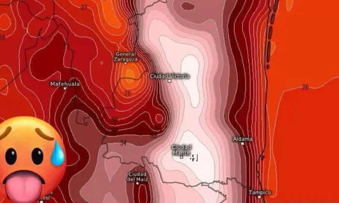 Vienen días “ardientes” a 45 grados