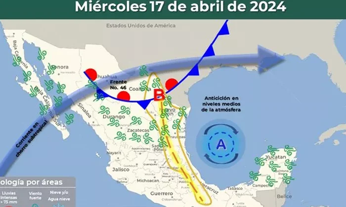 Prevén calor de 40° y lluvias para Tamaulipas