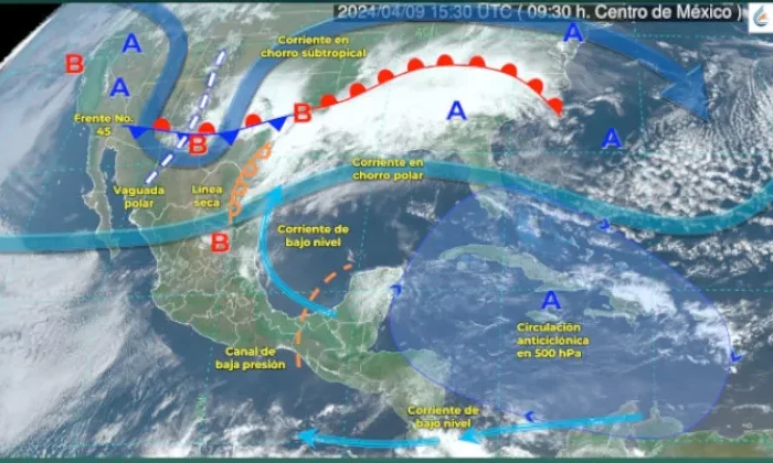 Alerta SMN por lluvias, granizadas, y tornados en Tamaulipas