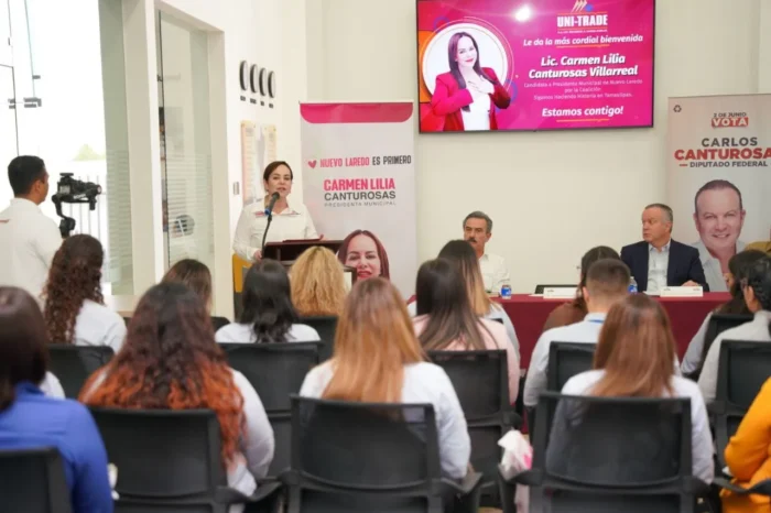 RESPALDA GRUPO UNI- TRADE A CANDIDATA CARMEN LILIA CANTUROSAS VILLARREAL