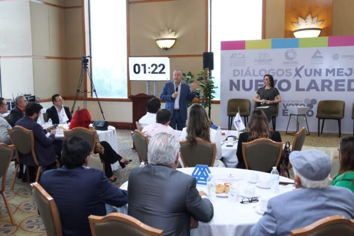 TRABAJARÁ CARLOS CANTUROSAS DE LA MANO DE EMPRESARIOS PARA EL DESARROLLO DE NUEVO LAREDO