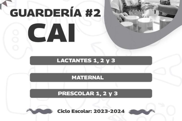 BRINDA GUARDERÍA CAI APOYO INTEGRAL