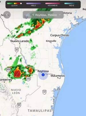 Alerta Municipio de Reynosa por tormenta eléctrica
