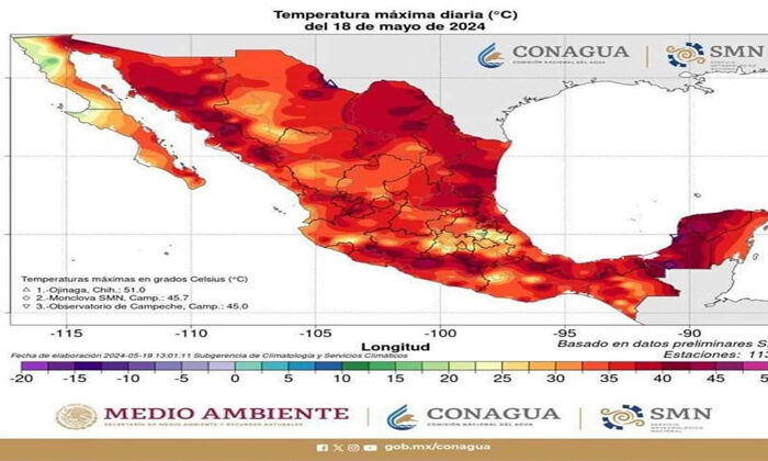 Ola de calor se extiende 10 días más