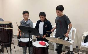 Curso de percusiones en el IRCA, invita Municipio de Reynosa