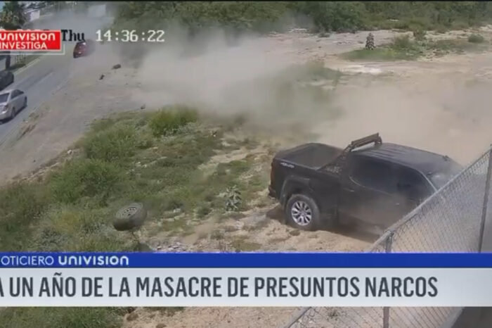 A un año de la masacre de 5 civiles en Smart Zapata de Nuevo Laredo, los familiares claman por justicia.