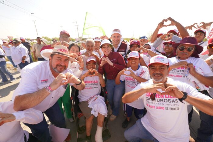 RESPALDAN MILES DE CIUDADANOS A CARMEN LILIA CANTUROSAS VILLARREAL EN MEGA PEGOTEO