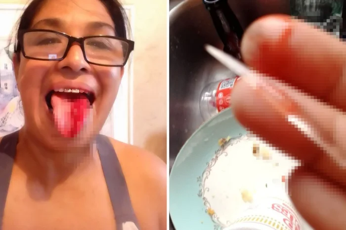 Se comía una sopa Nissin y se corta la lengua con vidrio