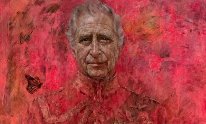 Tétrico retrato oficial del rey Carlos provoca polémica