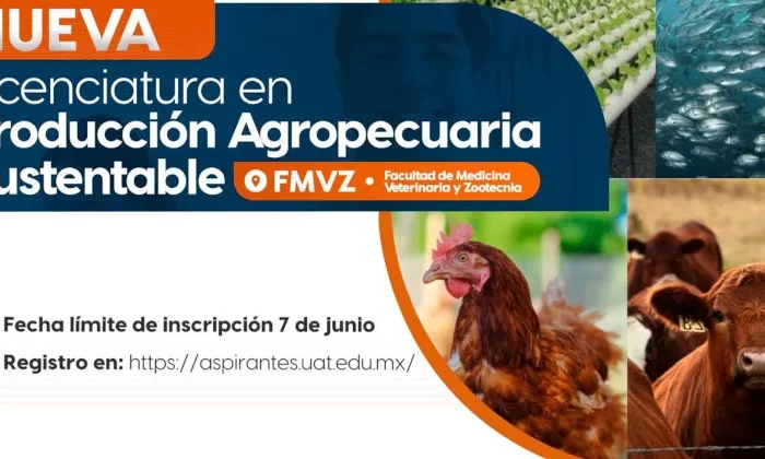 Ofrece la UAT nueva carrera de Producción Agropecuaria