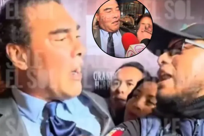 Eduardo Yáñez agrede a reportera y le quita celular; se arma zafarrancho