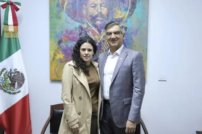 Américo Villarreal y Luisa María Alcalde revisan daños que dejó ‘Alberto’