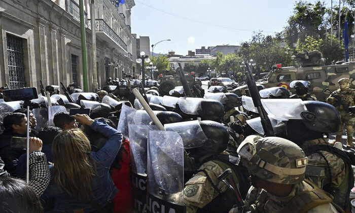 Máxima tensión en Bolivia: Evo y Arce denuncian un intento de golpe de las Fuerzas Armadas