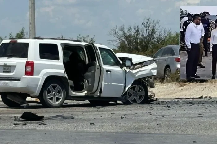 Equipo de Claudia Sheinbaum sufre choque en Monclova; hay una persona muerta