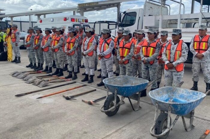 Guardia Nacional activa Plan GN-A en Tamaulipas ante ciclón tropical 1