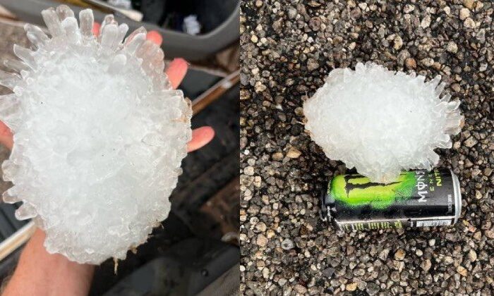 Cae “monstruoso” granizo de casi un kilo en Texas
