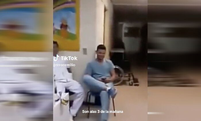 Captan un presunto ente paranormal en un hospital