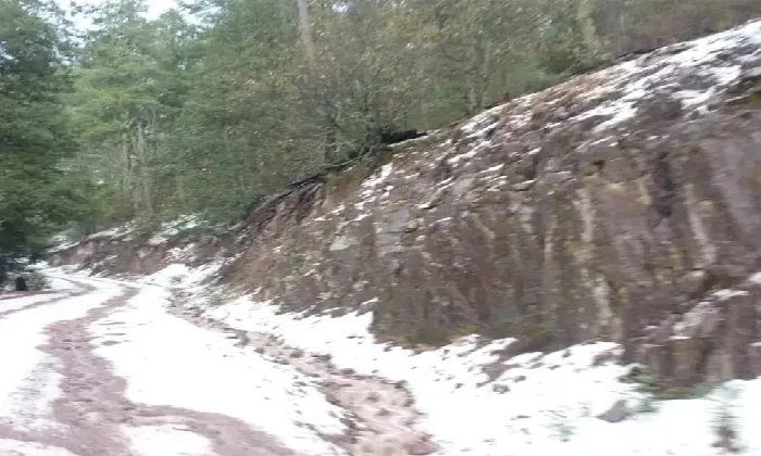 Fuerte granizada sorprende a habitantes de Durango