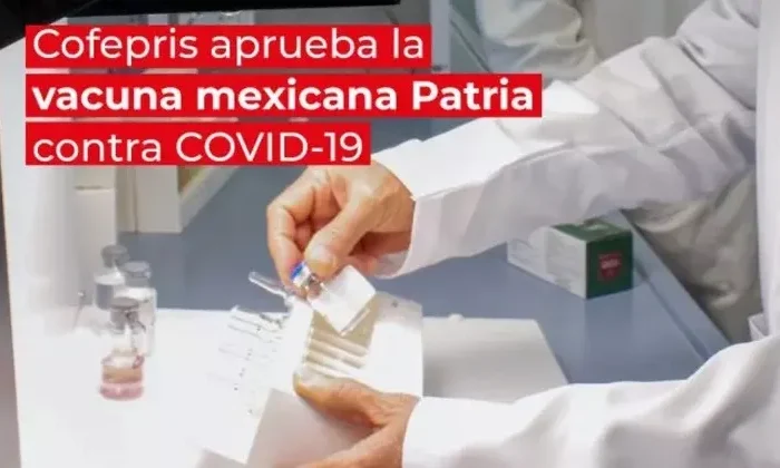 Autoriza Cofepris uso de emergencia de vacuna Patria contra Covid-19