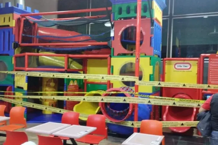 Siete niños lesionados por caída de juegos de McDonalds