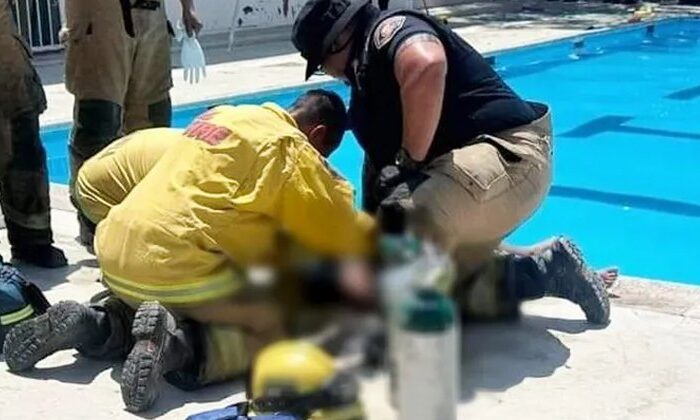 Niño de 7 años mu3re en alberca mientras tomaba su curso de verano