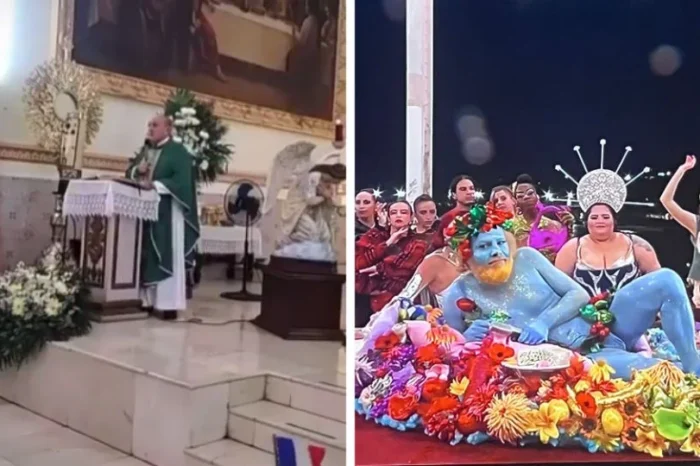 Sacerdote le 'mienta la madre' a organizadores de los Juegos Olímpicos