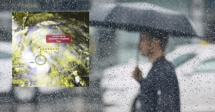 Se forma depresión tropical Tres, ¿A qué estados impactará?