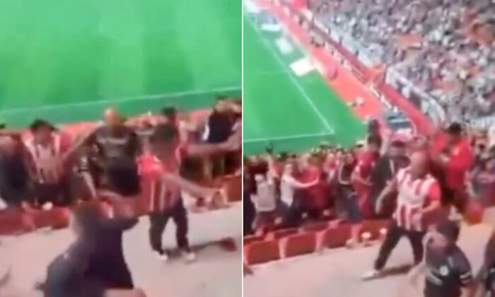 Aficionado recibe un disparo después de la riña que se registró en el Estadio Caliente donde se enfrentaron Xolos y Chivas