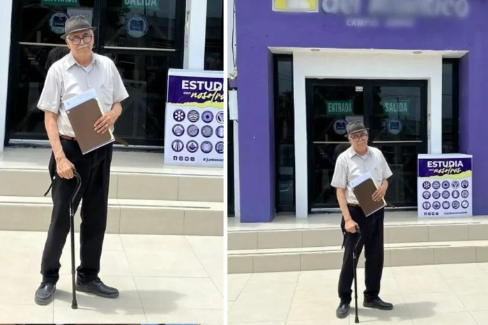 Abuelito desafía limites se inscribe a universidad