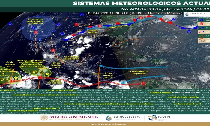 Nuevo sistema frontal fuera de temporada afectará a Tamaulipas