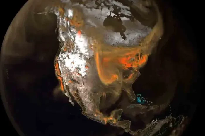 La NASA capta inquietantes imágenes de gases de efecto invernadero arremolinándose en la atmósfera
