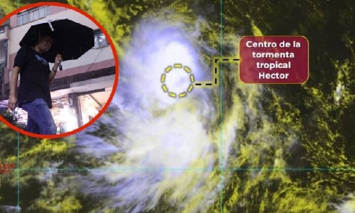 Se forma tormenta tropical ‘Héctor’ en el Océano Pacífico