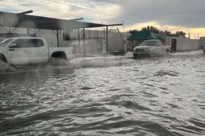 Inundaciones persisten en Nuevo Laredo a pesar de supuestas millonarias inversiones en drenaje pluvial