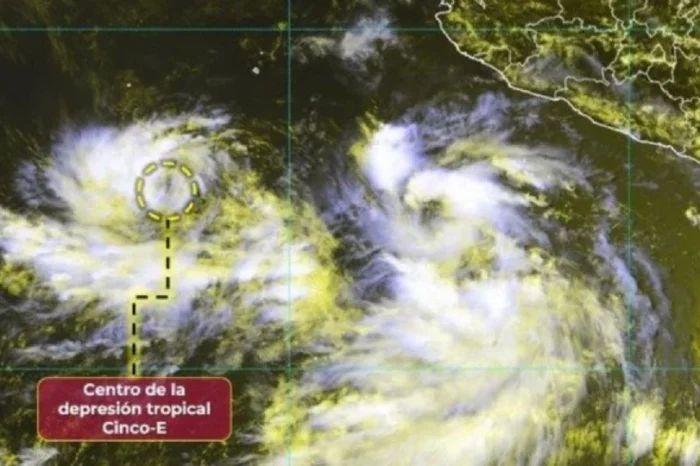 Se forma una nueva depresión tropical en el oceáno Pacífico, ¿Cuál es su trayectoria?