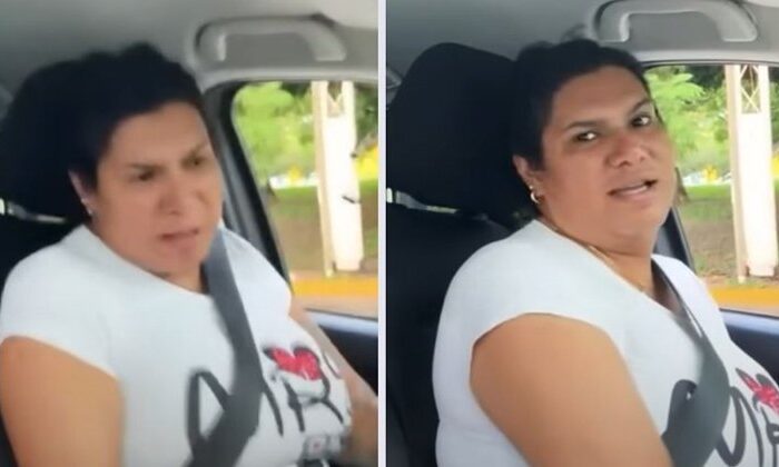 Kimberly “La Más Preciosa” choca en plena transmisión en vivo