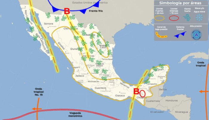Pronostican lluvias fuertes para Tamaulipas