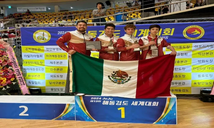 Tamaulipecos destacan con primeros lugares en Mundial de Haidong Gumdo