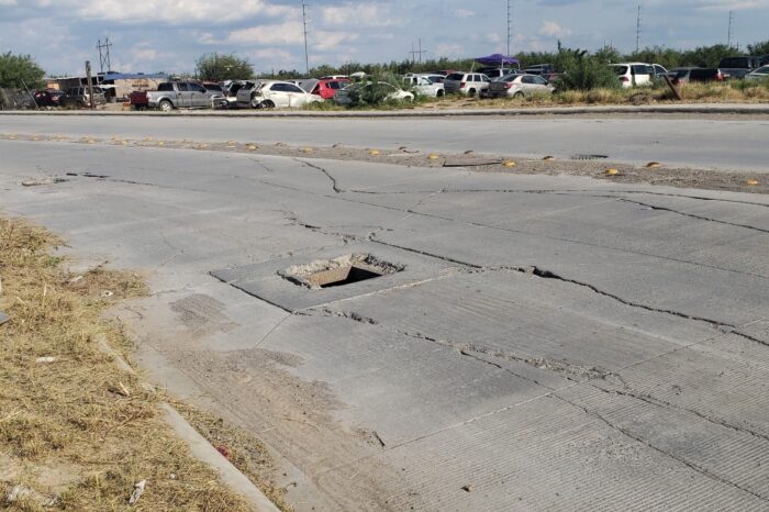 Crisis de infraestructura en Nuevo Laredo: Alcantarillas abiertas ponen en peligro a ciudadanos