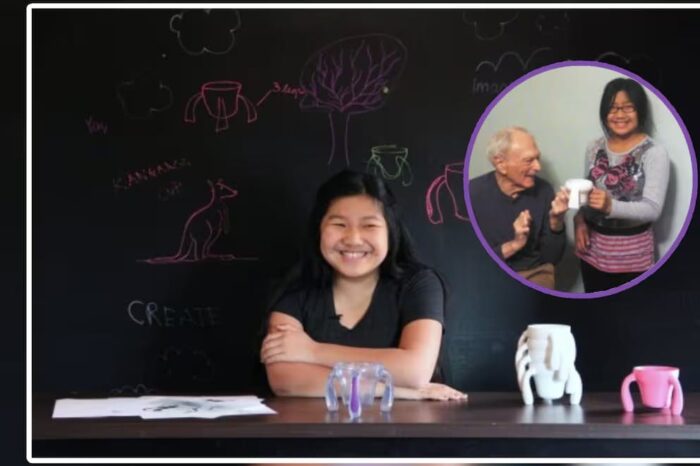 Niña se hizo millonaria a sus 11 años por invento para ayudar a su abuelo con Parkinson