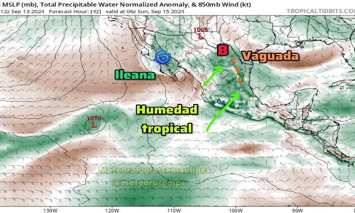 Prevén tres días de lluvias en el norte y centro de Tamaulipas