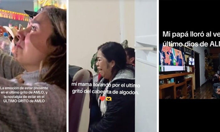 Mexicanos despiden a AMLO con lágrimas en su último Grito de Independencia