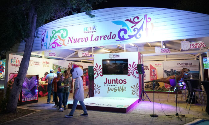 Carmen Lilia Canturosas inaugura el pabellón de Nuevo Laredo en la Feria Tamaulipas