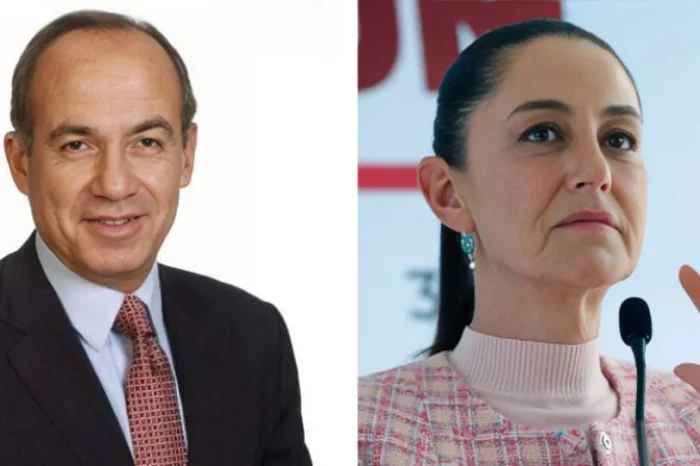 Claudia Sheinbaum llama cínico a Felipe Calderón tras tuits del expresidente