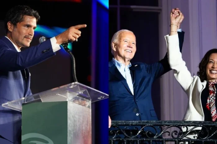 Eduardo Verástegui acusa de trá**co de niños a Kamala Harris y Joe Biden