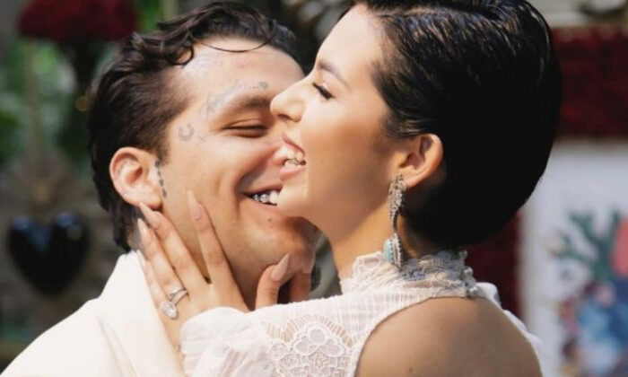 Aseguran que el matrimonio de Christian Nodal y Ángela Aguilar es falso