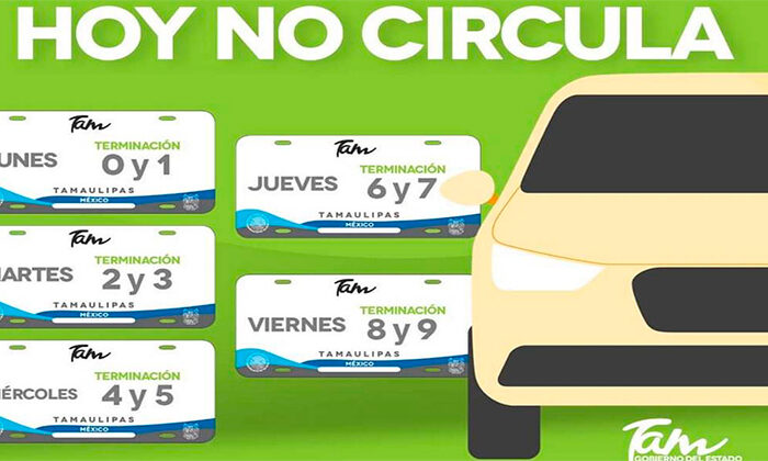 Analizan activar “Hoy no Circula” En Tamaulipas