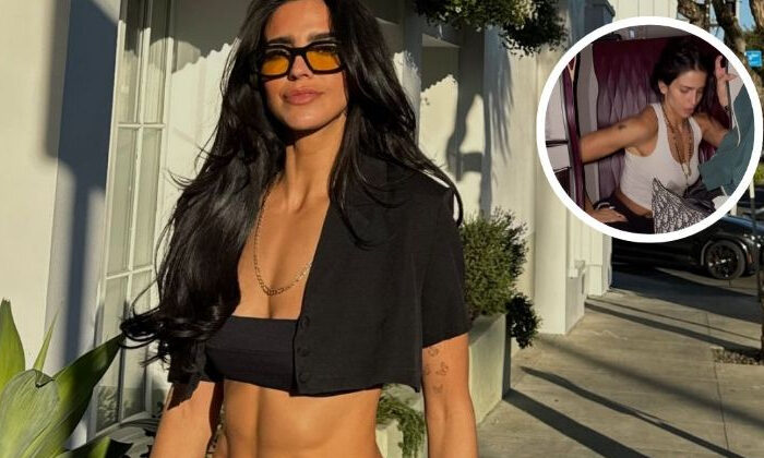 Bárbara de Regil ignora las críticas y vuelve a hacer ejercicio en un avión