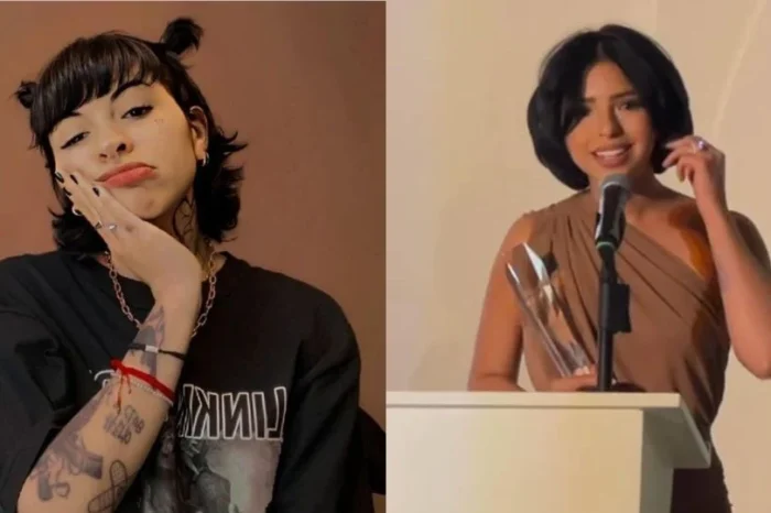 Reaparece Cazzu con su hija en medio de premiación a Ángela Aguilar