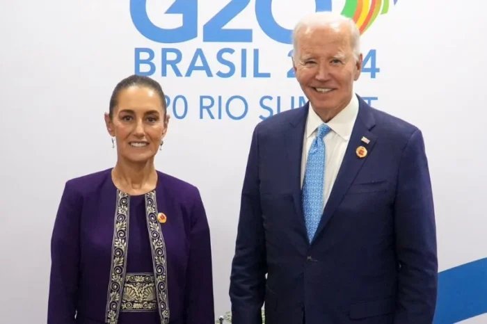 Claudia Sheinbaum y Joe Biden tienen primera reunión desde el G20